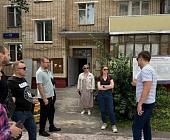 В 1 микрорайоне 9 августа состоялся плановый обход территории района Матушкино