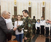 «Юные панфиловцы» из Зеленограда приняли присягу в Музее на Поклонной горе