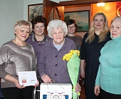 Жительница Матушкино приняла поздравления с 95-летнем юбилеем