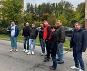 Глава Матушкино Антон Гущин провел 27 сентября обход территории 1 микрорайона