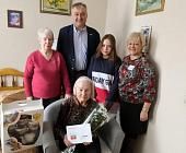 Жительница Матушкино приняла поздравления с 90-летним юбилеем