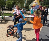 На площади Юности  маленькие и взрослые зеленоградцы отпраздновали День семьи