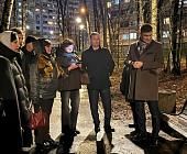 Глава управы района Матушкино Антон Гущин 18 ноября провел обход территории 2 микрорайона