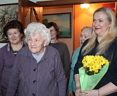 Жительница Матушкино приняла поздравления с 95-летнем юбилеем
