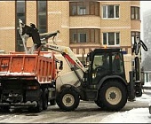 За минувшие сутки с территории Матушкино вывезли 300 кубов снега