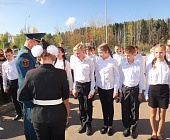 Семиклассников школы района Матушкино посвятили в кадеты