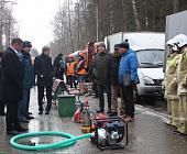 Зеленоградские спасатели отработали действия в случае чрезвычайной ситуации