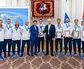 Собянин наградил футболистов сборной России по пляжному футболу за победу в ЧМ