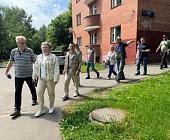 В районе Матушкино сегодня состоялся обход территории 4 микрорайона